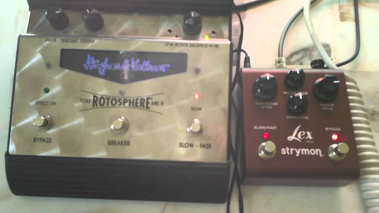 Strymon Lex Rotary vs Hughes & Kettner Rotosphere MKII