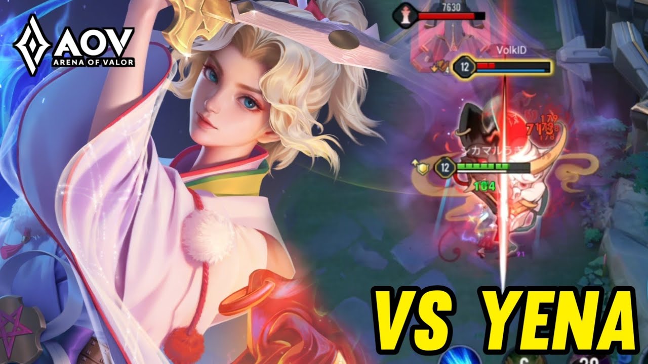 AOV : CHARLOTTE GAMEPLAY | VS YENA - ARENA OF VALOR LIENQUANMOBILE ROV