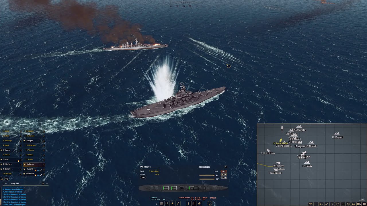 War on the Sea - Torpedo waves