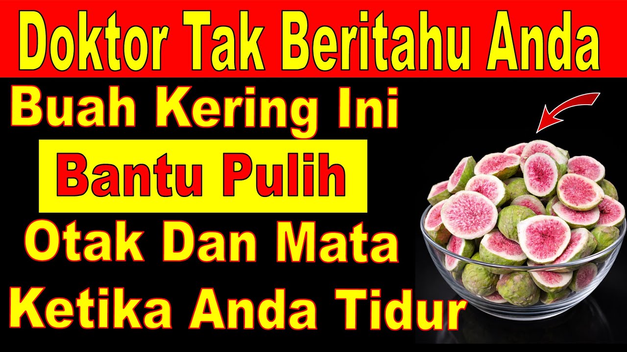 Warga Emas: 4 Buah Kering Bantu Otak Lebih Tajam & Penglihatan Malam Jelas!