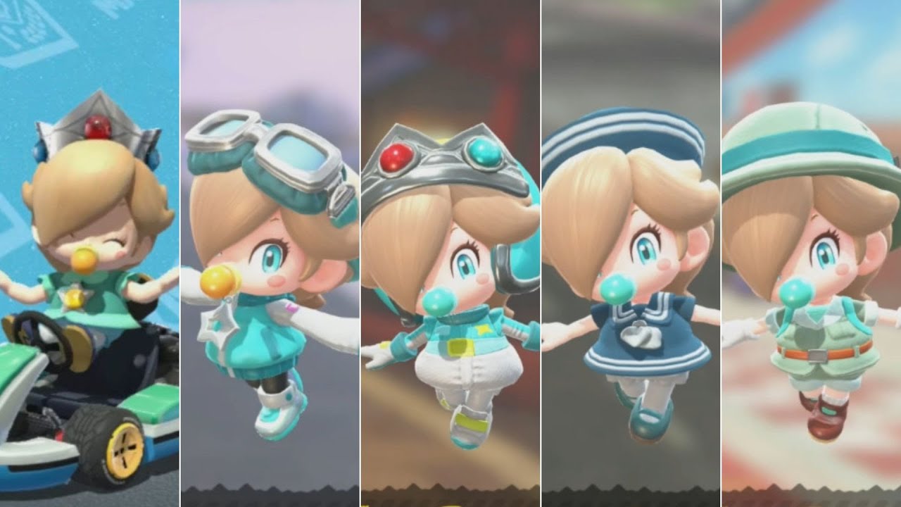Mario Kart Switch Series // All Baby Rosalina Characters