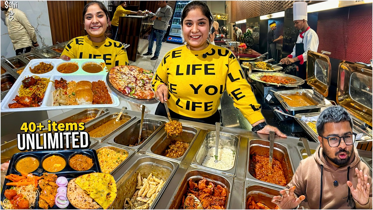 India's Biggest Unlimited Food Buffet in Rs 189/- 😍 Street Food India