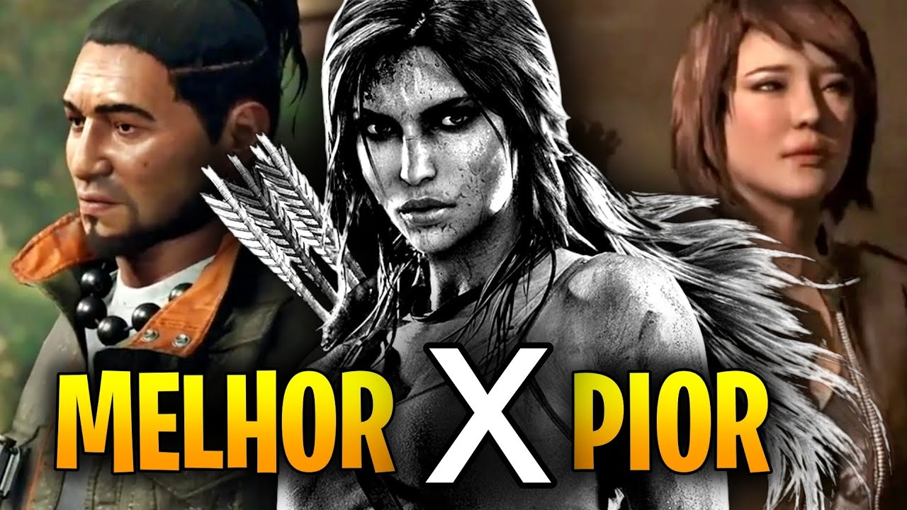 MELHORES E PIORES PERSONAGENS DE TOMB RAIDER | TRILOGIA SURVIVOR 