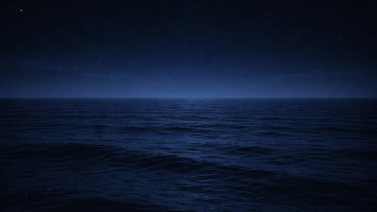 Night Ocean Balance • Peaceful Waves for Relaxation