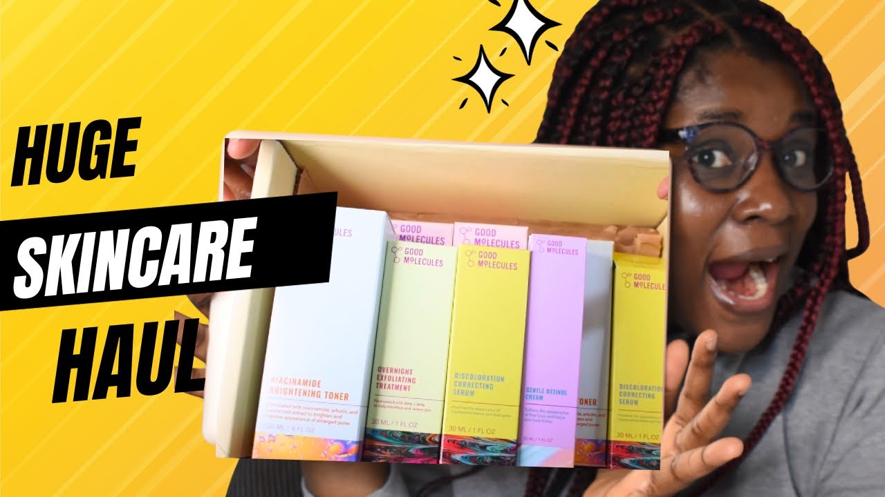 The Best Skincare Products From Good Molecules | Skincare Haul | Niella Obijiaku