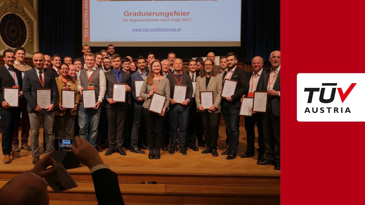 Erste Ingenieur-Graduierungsfeier der TÜV AUSTRIA Akademie