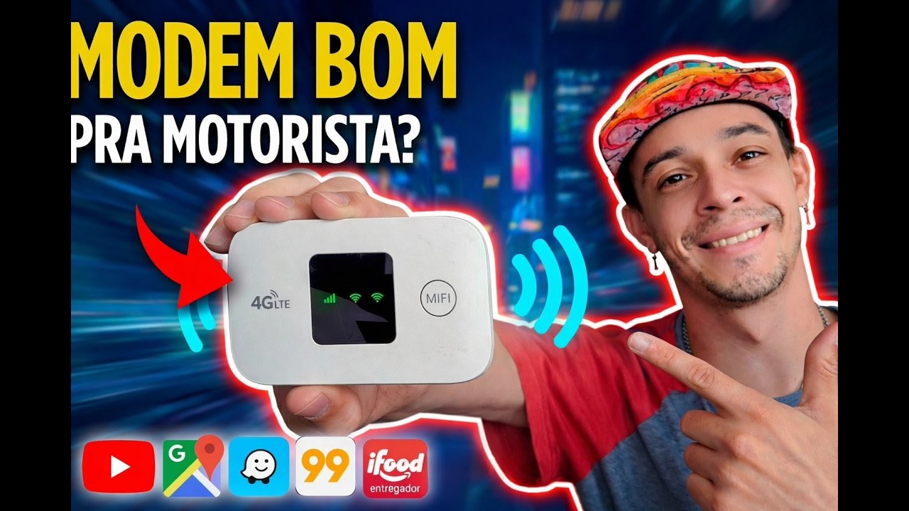 TESTEI O MODEM 4G! SERÁ QUE AGUENTA A ROTINA DE MOTORISTA DE APP?