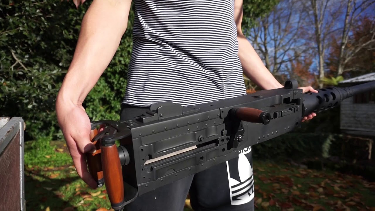 Home-built replica 50 Cal Machine gun