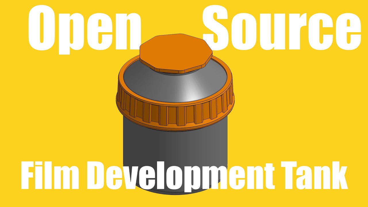 3d printed Open Source Film Development Tank