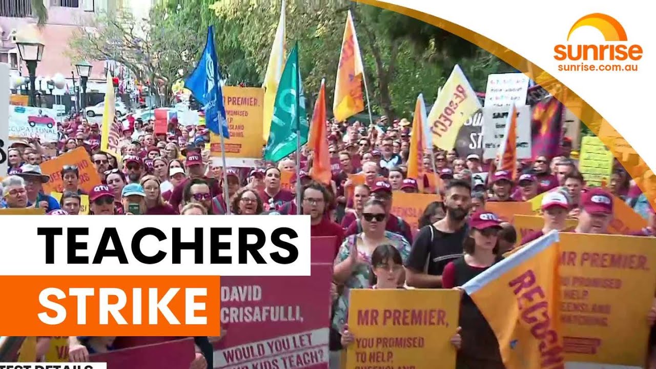 Queensland teachers strike again over pay dispute | Sunrise