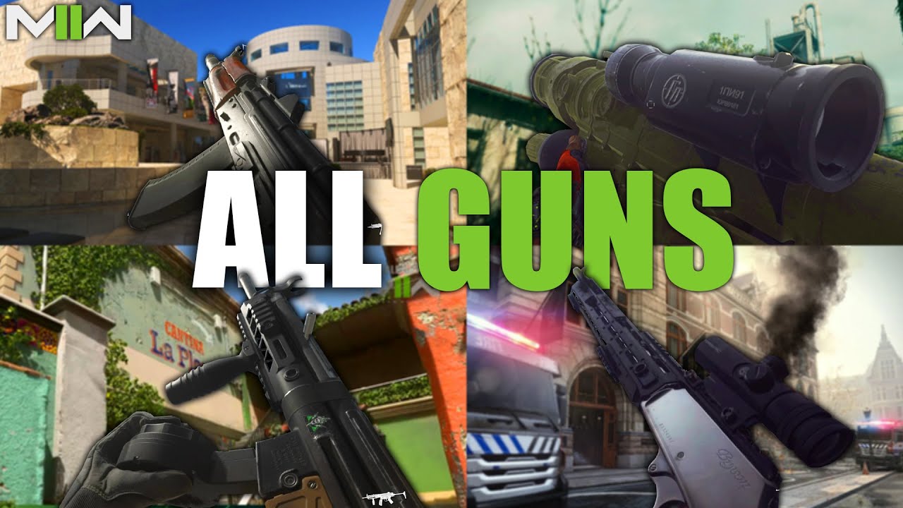 MWII - ALL Leaked Weapons Coming To At Launch!