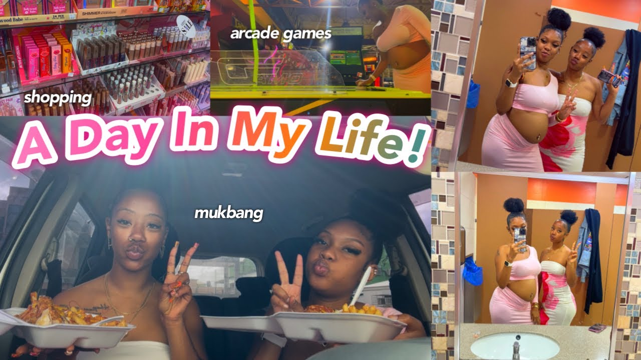 A DAY IN MY LIFE! (shopping, arcade games, mukbang!)