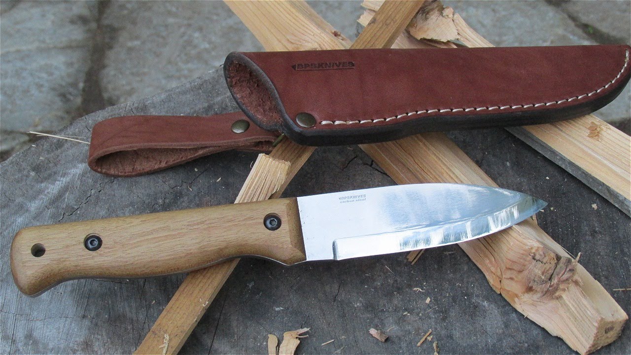 BPS KNIVES B1CS BUSHCRAFT CAMPING HUNTING KNIFE & A STEAK