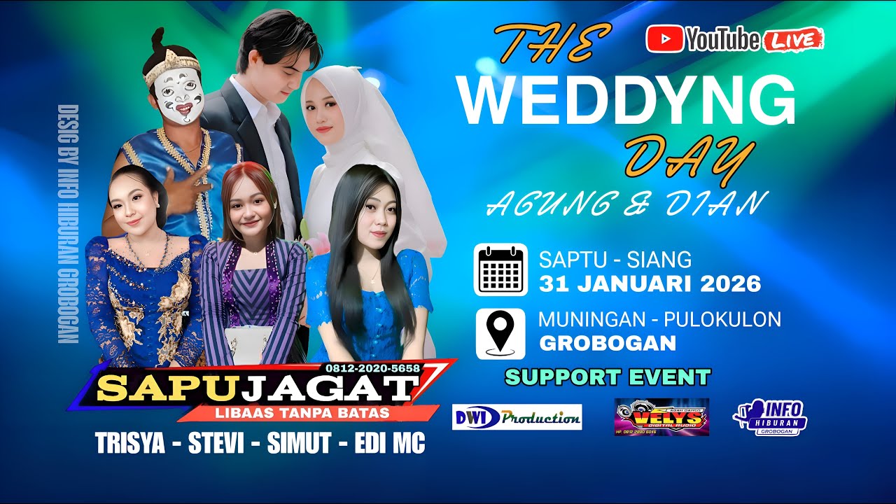 ⭕️LIVE CS. SAPU JAGAT “ Wedding Agung & Dian In Muningan Pulokulon 31 Januari 2026 - Velis Audio