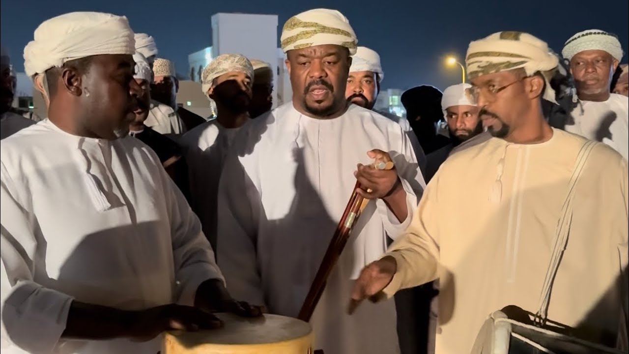 اقيم فن الميدان في ولايه جعلان بني بو حسن  تصوير: باسم الداودي