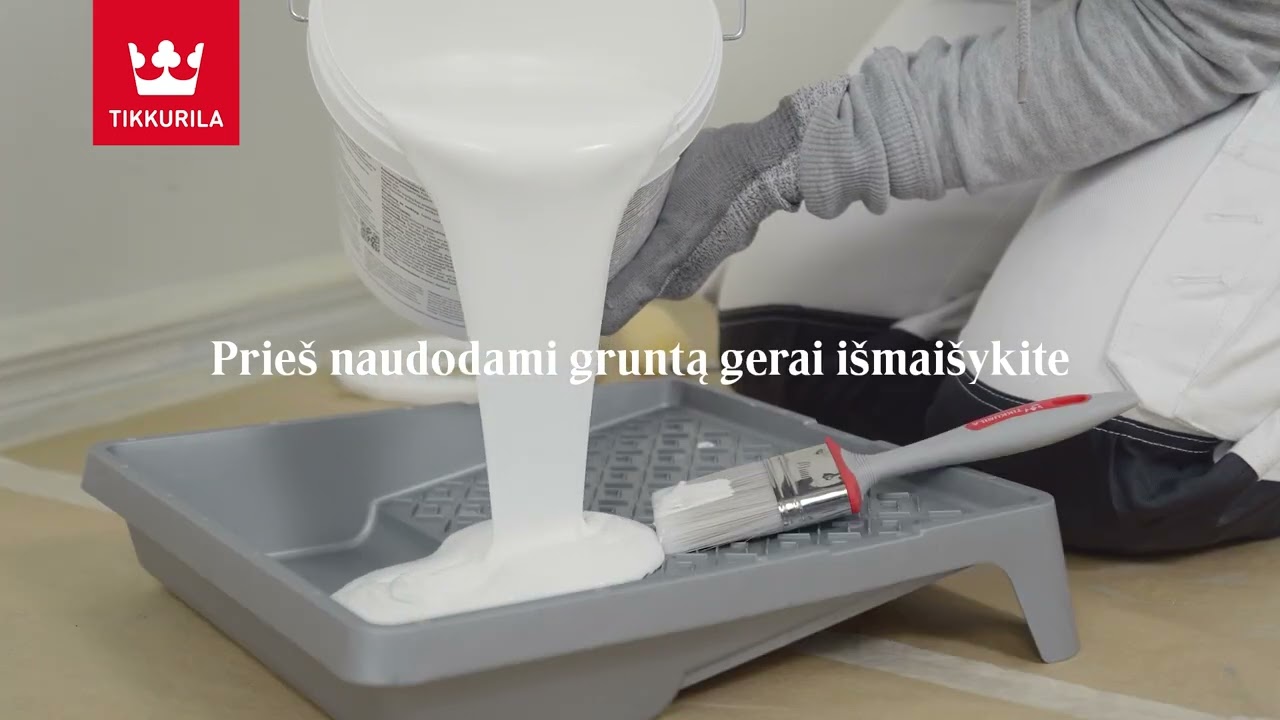 Kaip profesionaliai nudažyti sienas