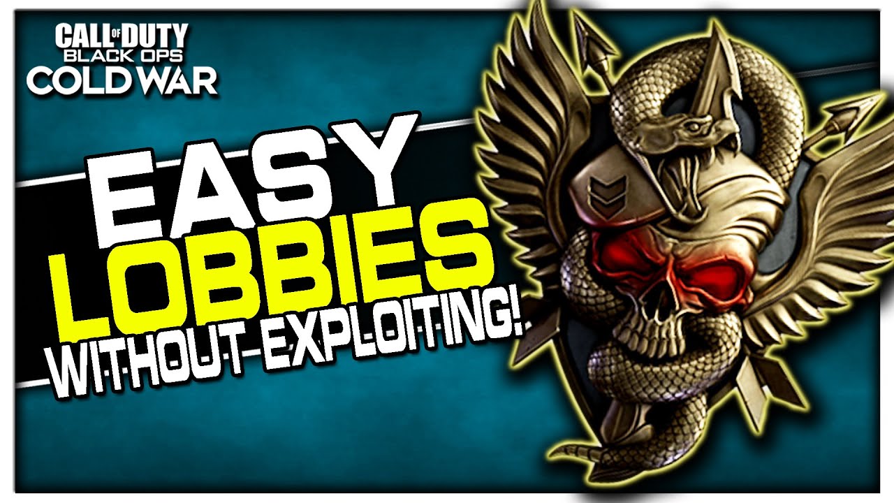 How I get Easier Lobbies in Cold War WITHOUT Reverse Boosting!