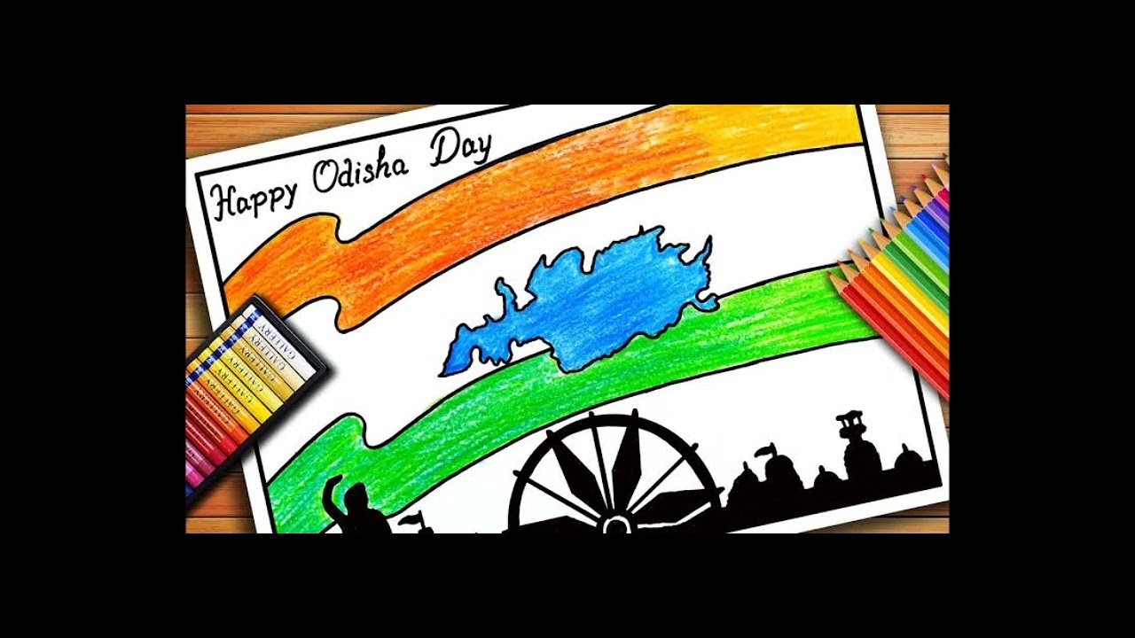 Sustha Odisha Samrudha Odisha Drawing | Drawing for School Competition