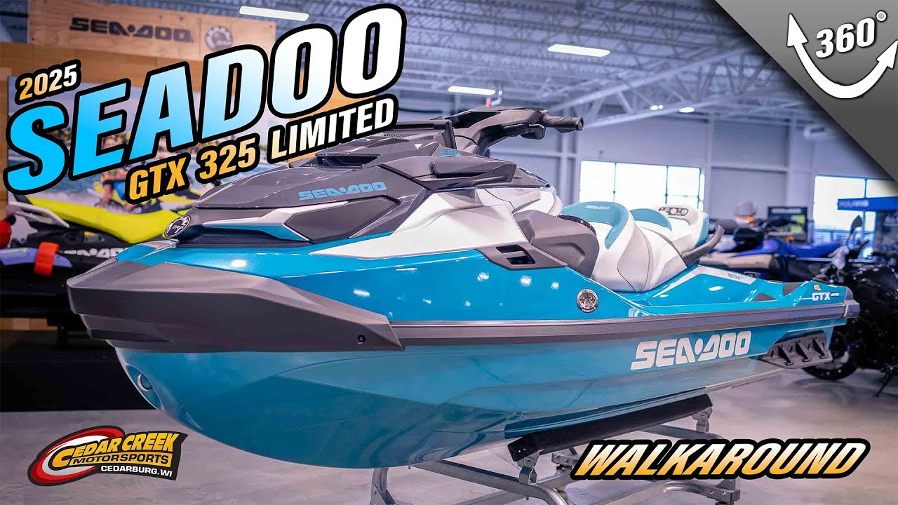 Walkaround | 2025 Sea-Doo GTX™ Limited 325 Teal Metallic
