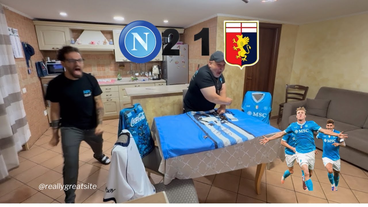 NAPOLI GENOA 2-1 RIPRESA🥰💙LIVE REACTION NAPOLETANI💙💪🏼#forzanapolisempre #seriea 