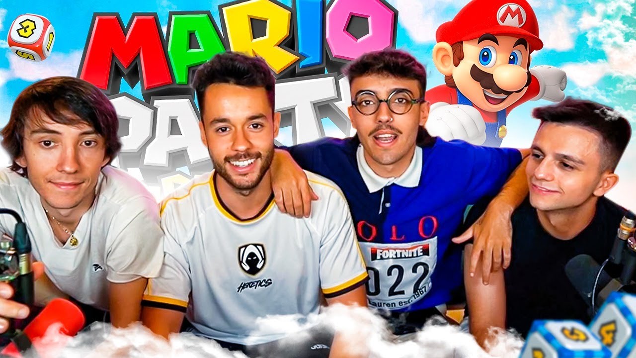 EL ESCUADRÓN JUEGA MARIO PARTY Y ACABA MAL - TheGrefg