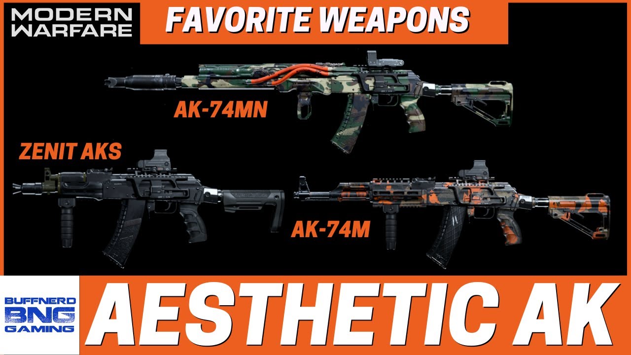 Top 5 Aesthetic AK Builds - Favorite Weapons - Call Of Duty Modern Warfare