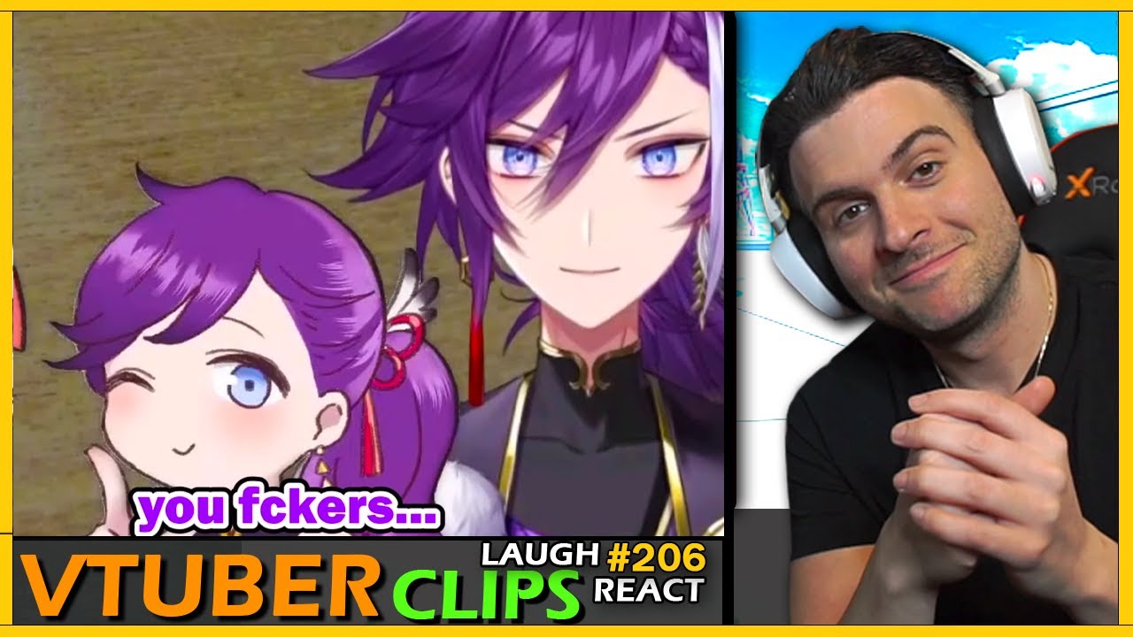 РЕАГИРУЙТЕ и СМЕЙТЕСЬ над клипами VTUBER, которые ВЫ отправляете #206