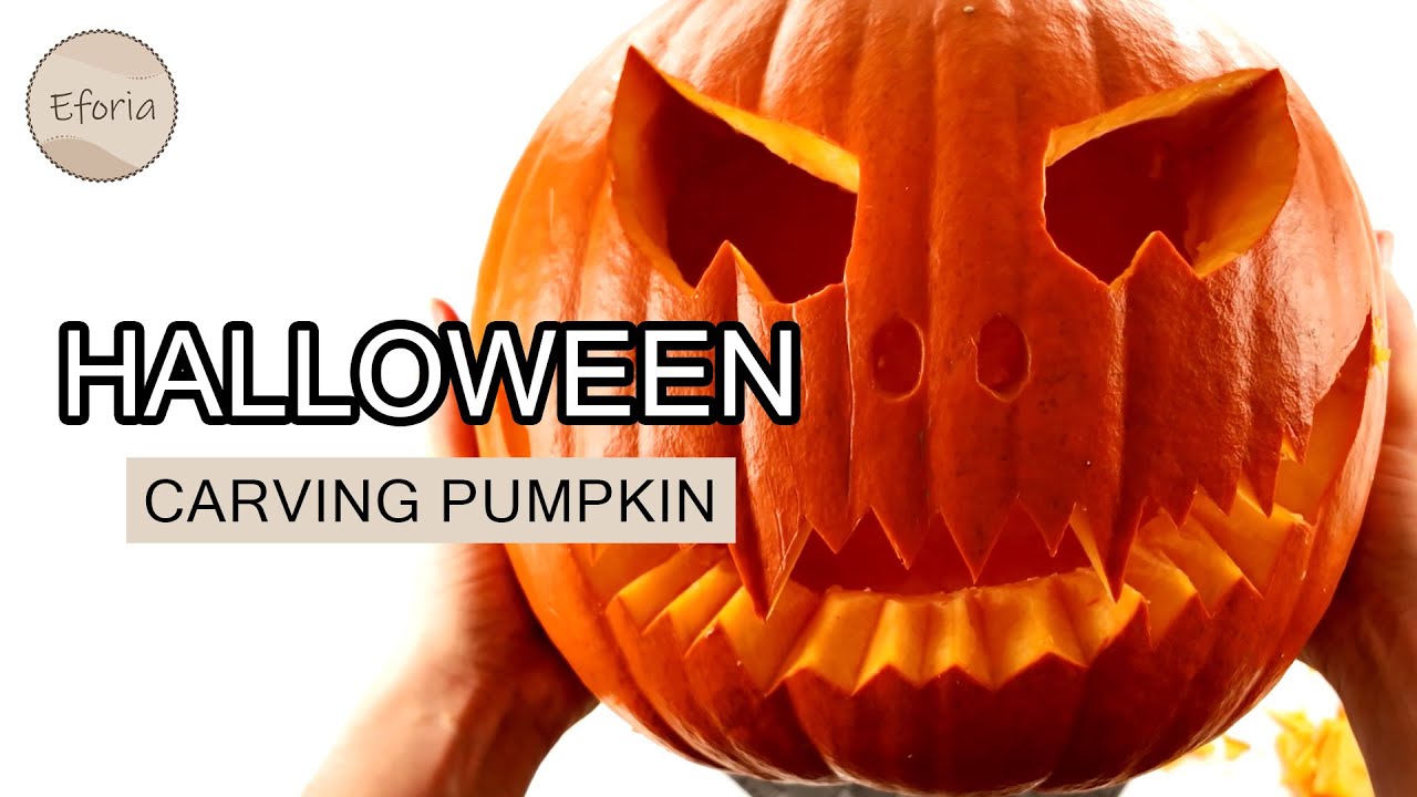 PUMPKIN CARVING | Scary design #Halloween #pumpkincarving #scarypumpkin #diyhalloween #pumpkin2025