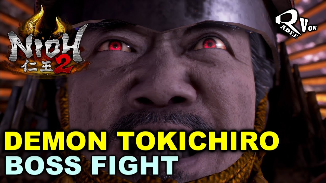 Demon Tokichiro vs Spear Boi - Nioh 2 Boss Fight #20