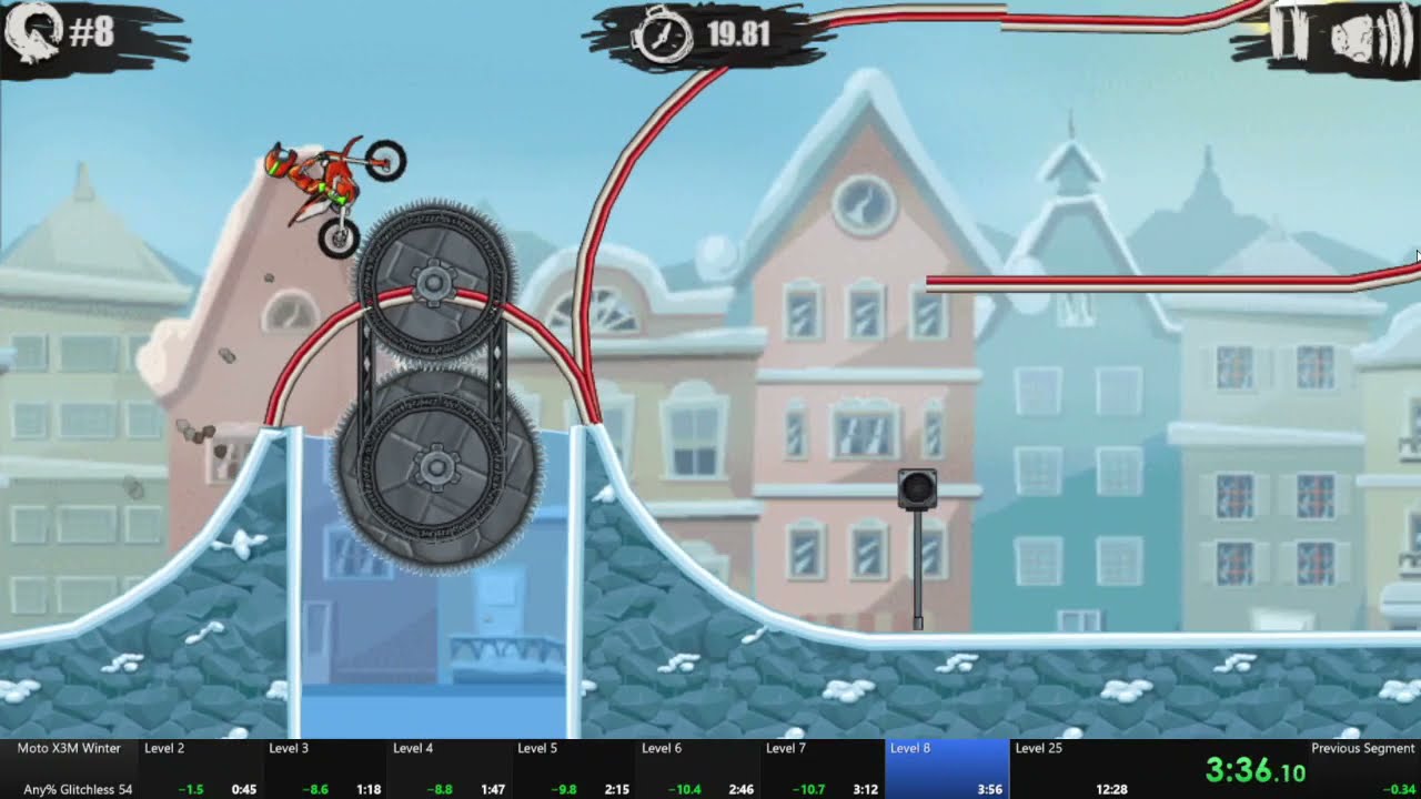 [Former WR] Moto X3M in the Hard Cold Winter Speedrun