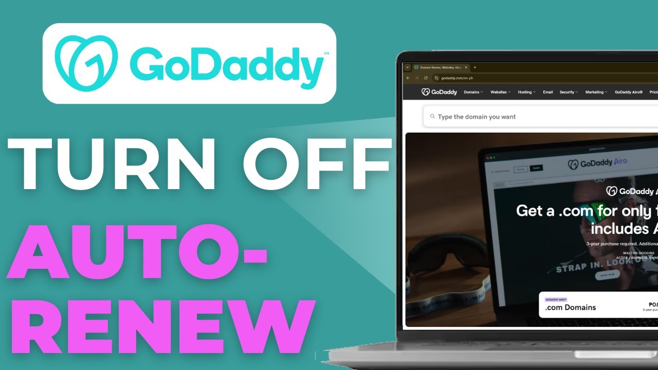 How To Turn Off Auto Renew on GoDaddy 2025
