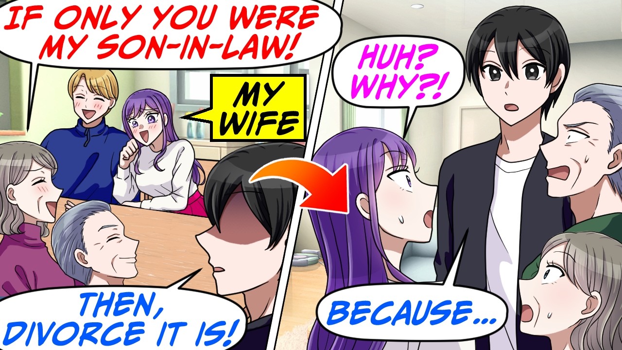 My Wife's Childhood Bud Came Over for New Year's & My In-Laws Started Dissing Me…[RomCom Manga Dub]