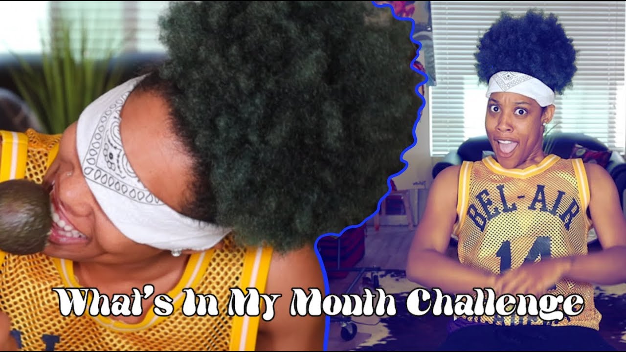 What's In My Mouth Challenge | Jonica Blu