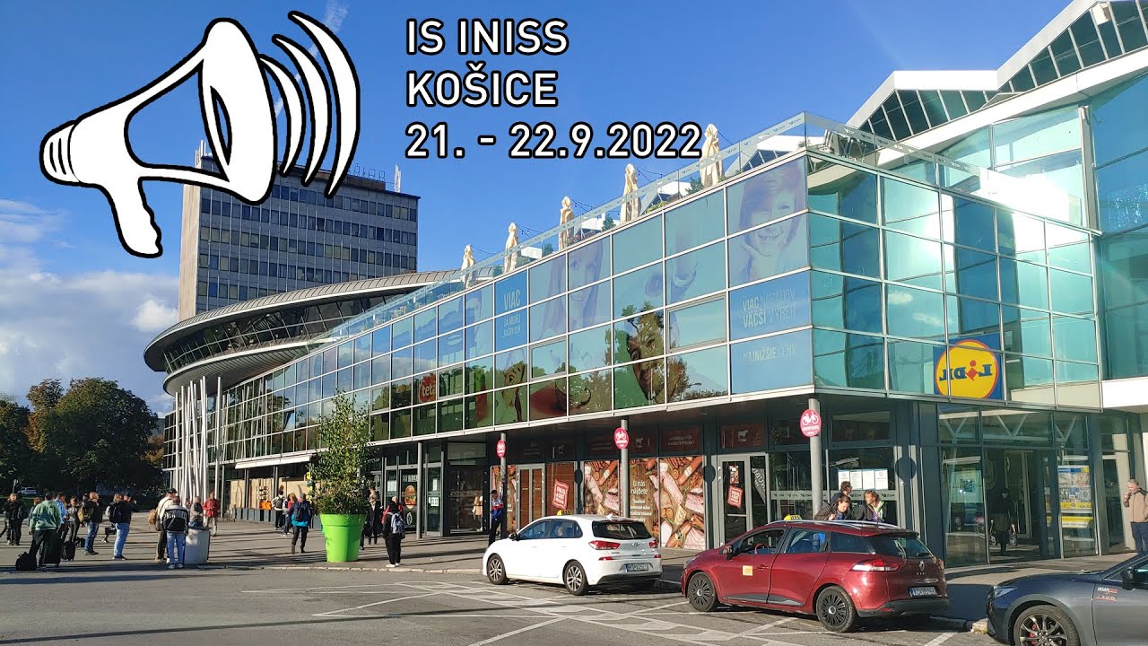 Hlášení (INISS) - Košice (SK) - 21. + 22.9.2022 / Station annoucement in Košice, Slovakia