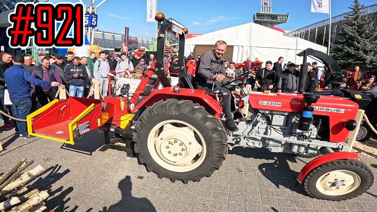 Przetestowałem na targach w Kielcach rębak Remet #921