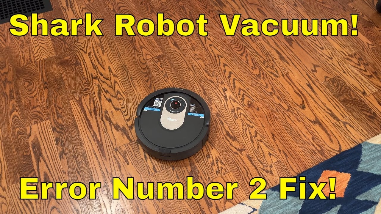 Shark Robot Vacuum Error Number 2 Obstruction Easy Fix! How to Fix Shark Robot Vacuum Obstruction!