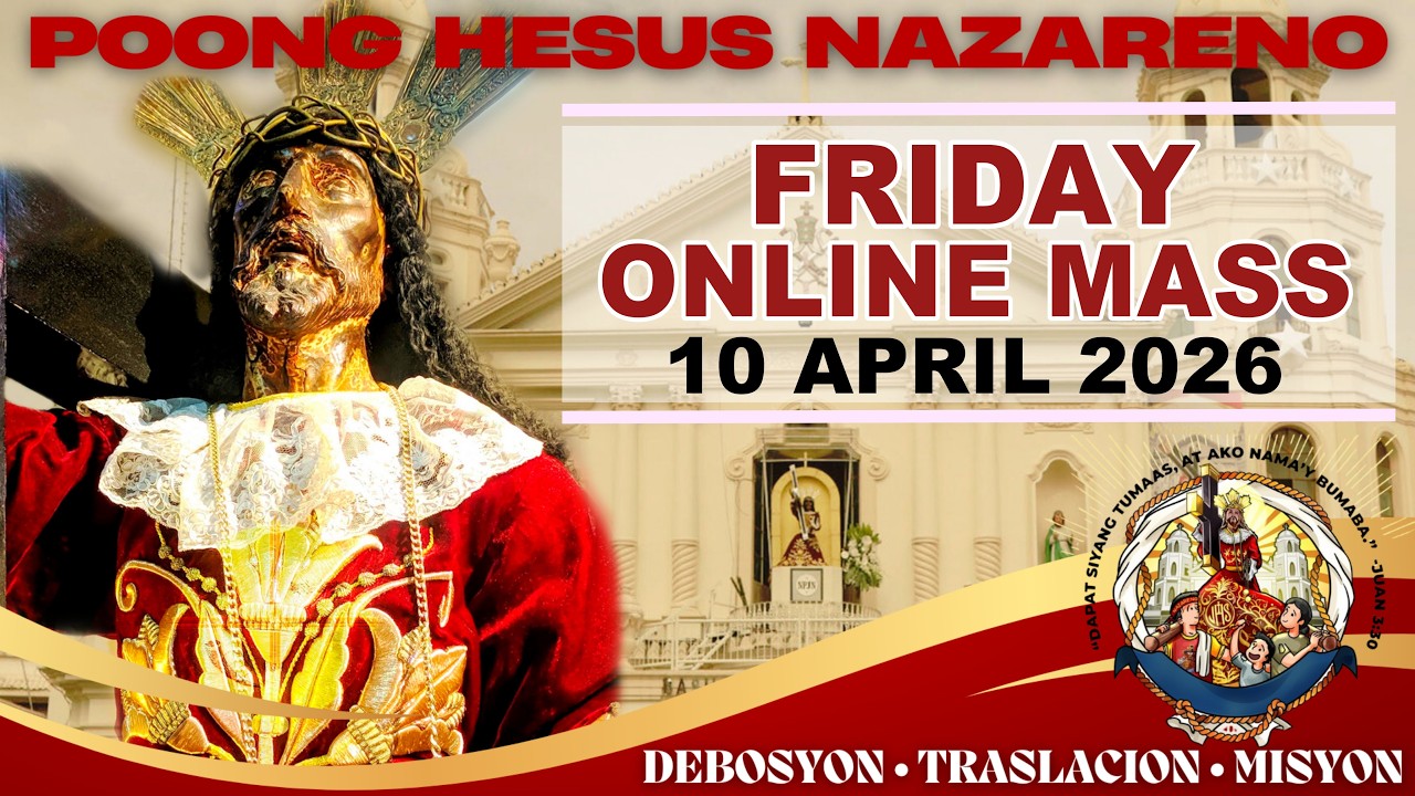 Online Live Mass Today &bull; 10 April  2026 &bull; Friday (Healing Mass)