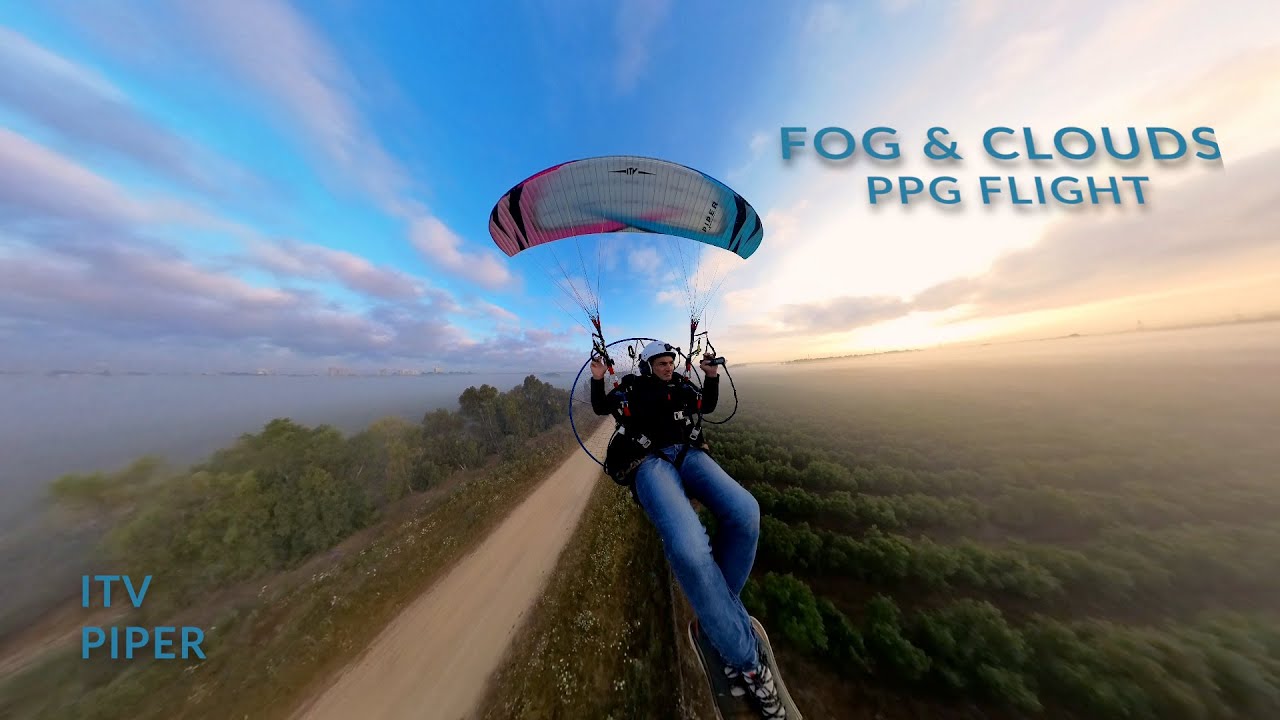 itv piper 22.5 - FOG & CLOUDS - PPG FLIGHT