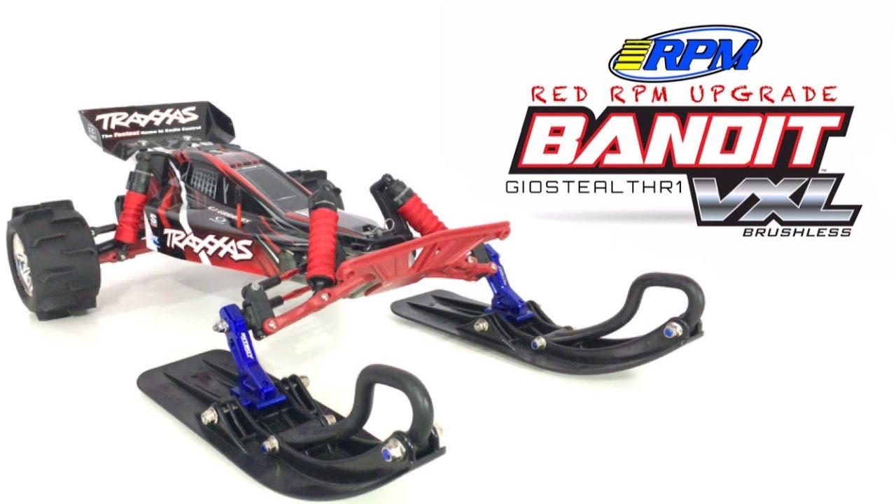 TRAXXAS BANDIT VXL : RED RPM UPGRADE