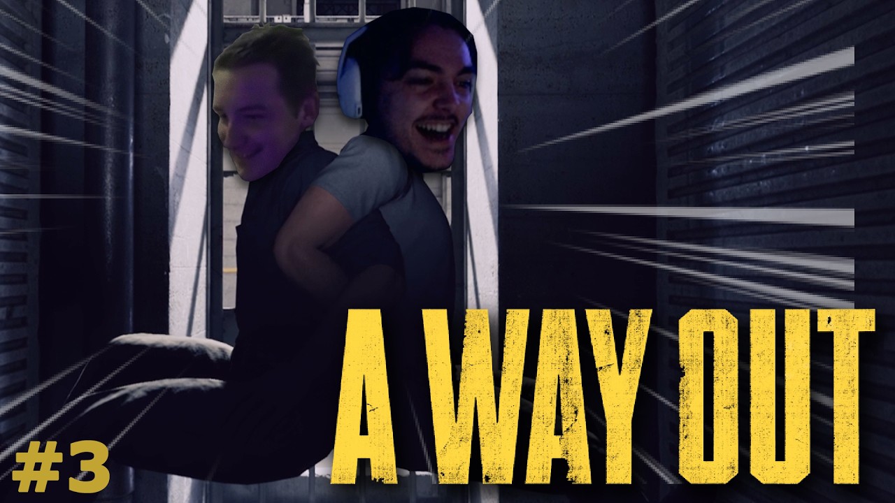 WE'RE BREAKING OUT OF PRISON TODAY!!!! A Way Out Pt 3