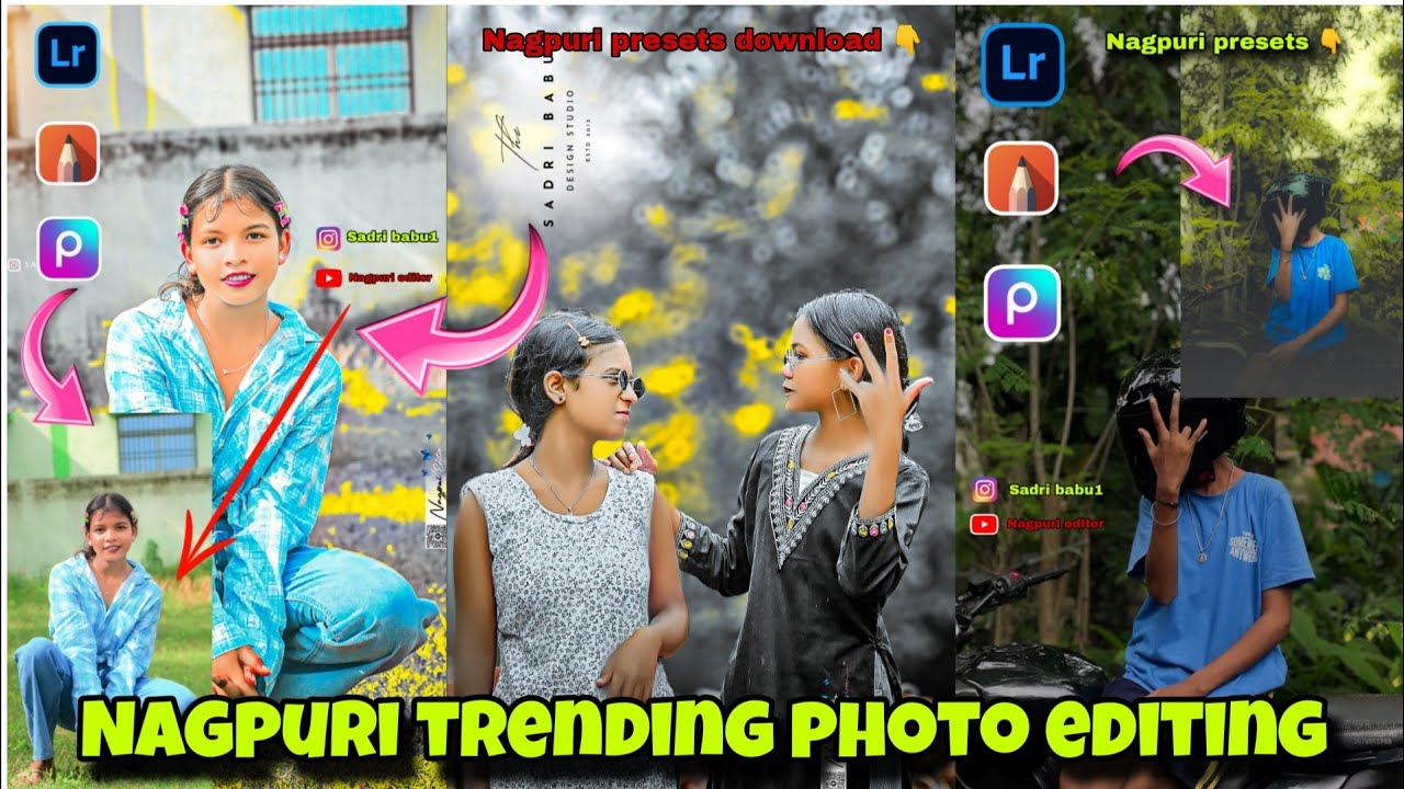 nagpuri photo editing preset )Nagpuri Full Photo Editing Video ) Nagpuri presets)  Lightroom Presets