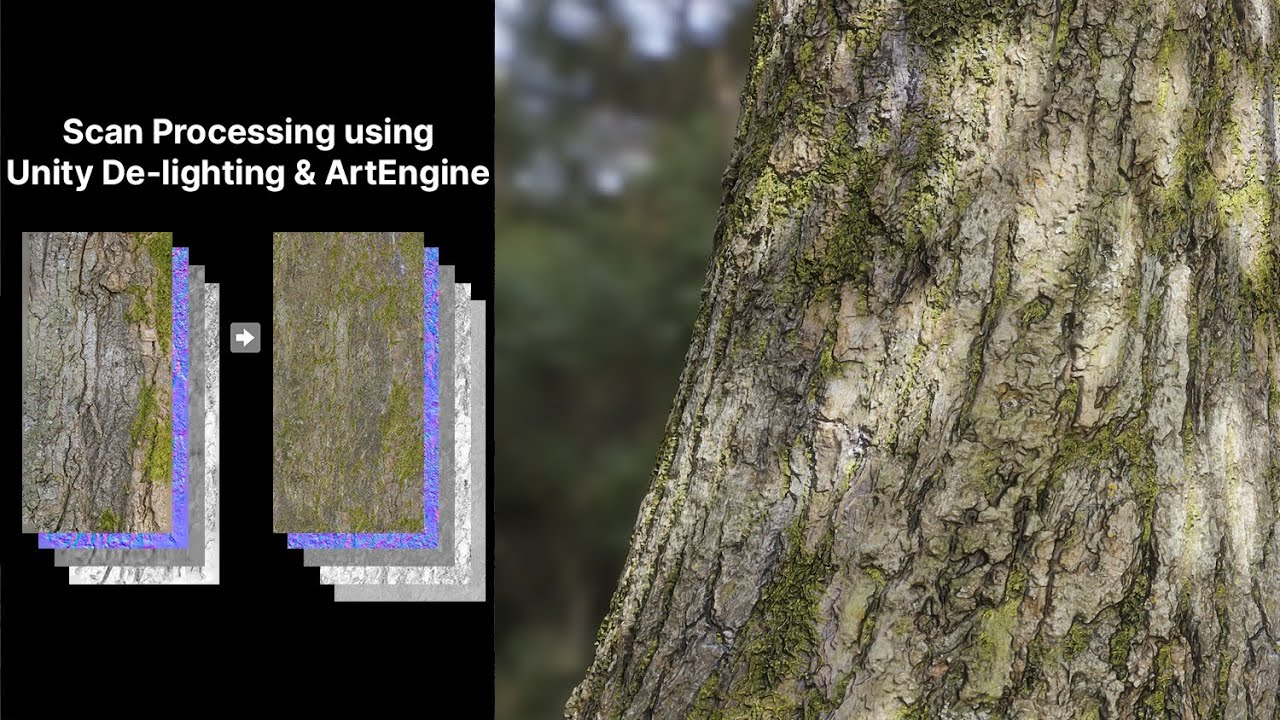 Unity ArtEngine Photogrammetry Tutorial - Bark