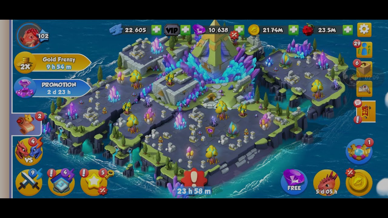 #DML [Android] New GEM ISLAND - Dragon Mania Legends