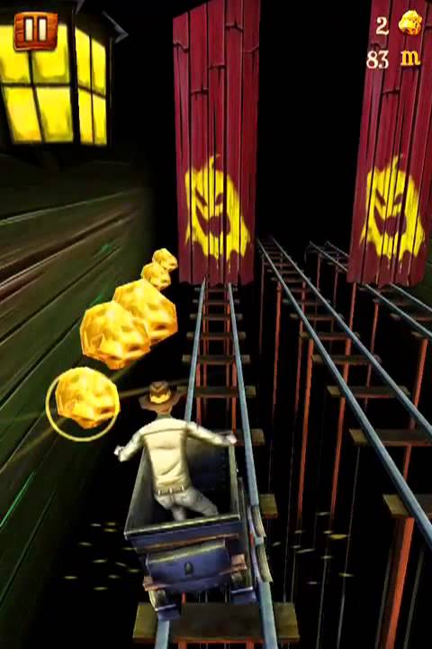 Rail Rush horror land ios iphone gameplay