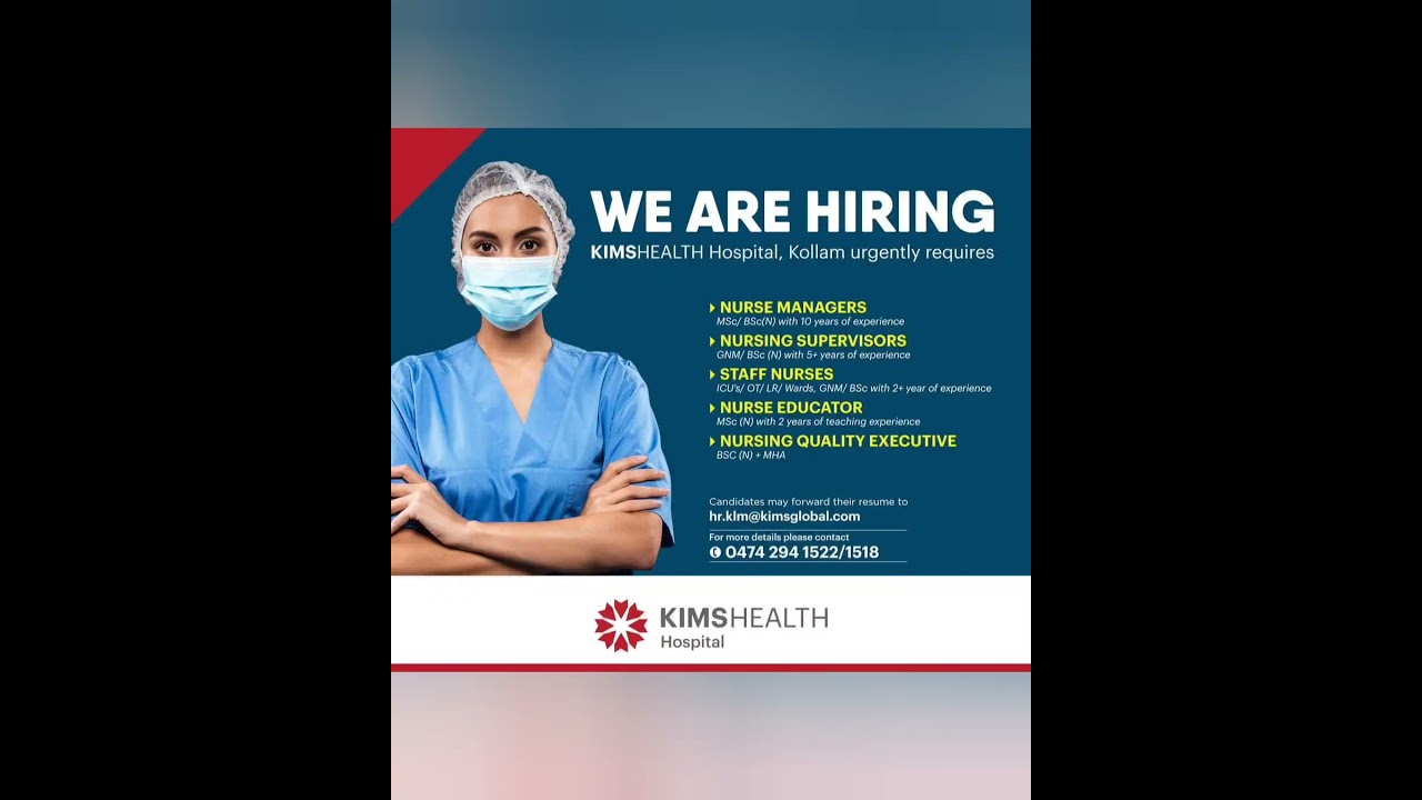 Job Openings for Staff Nurses and other opportunities in medical field Nursing Jobs