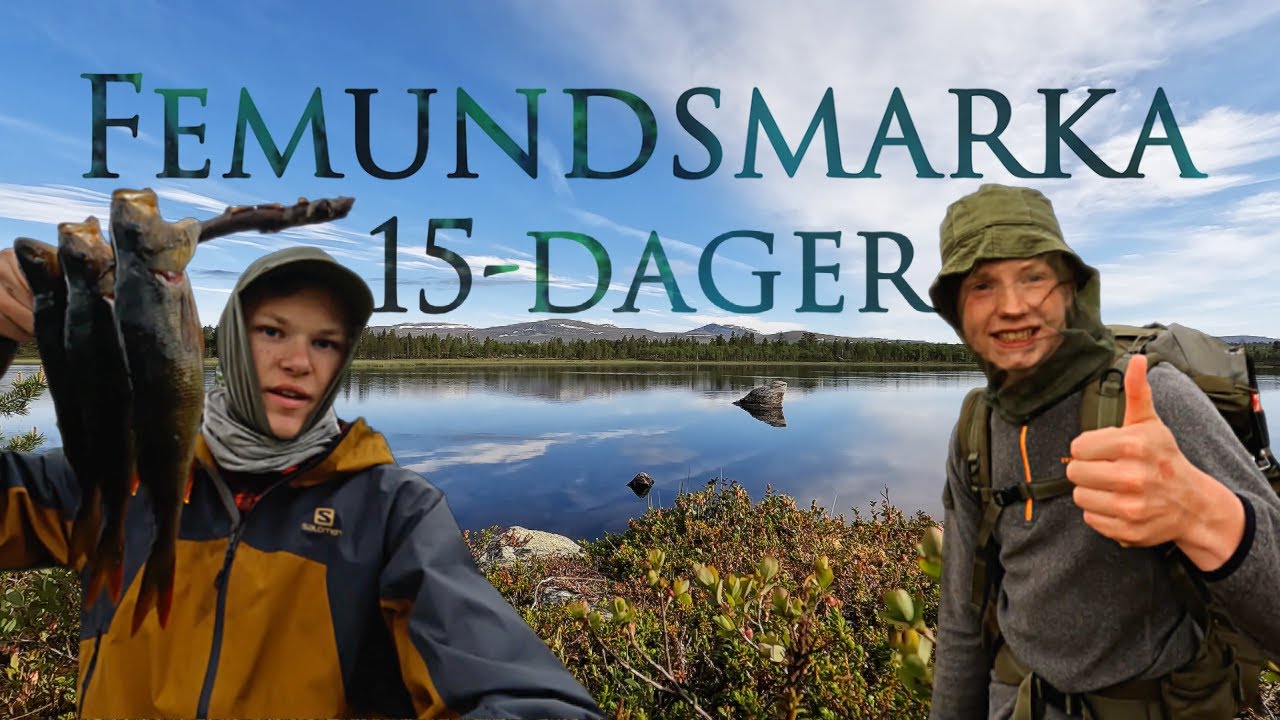 15-year-olds spend 15 Days in the wilderness of Femundsmarka, Gutulia, Rogen, Töfsingdalen