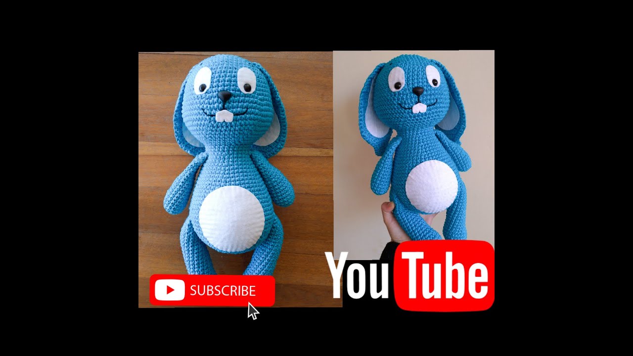 Coelho Sansão Amigurumi *passo a passo* PARTE 1