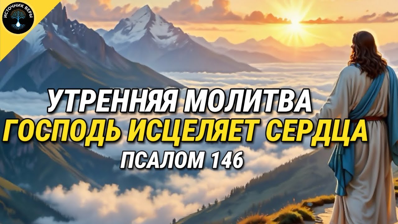 Утро с Богом: Господь исцеляет сердца | Псалом 146 | Утренняя Молитва