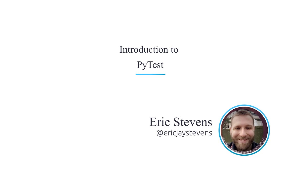 Introduction to PyTest