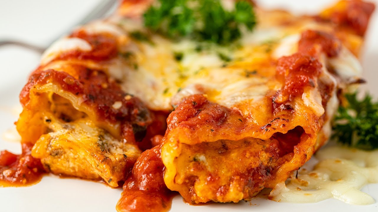 Beef and Cheese Manicotti